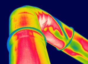 Thermal Image of Pipe Thermal Image of Pipe