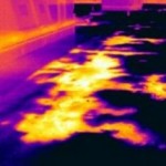 Flat roof thermal imaging leak detection 